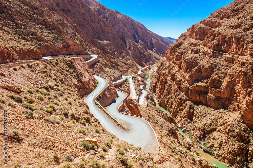 Obraz premium Dades Gorge, Morocco