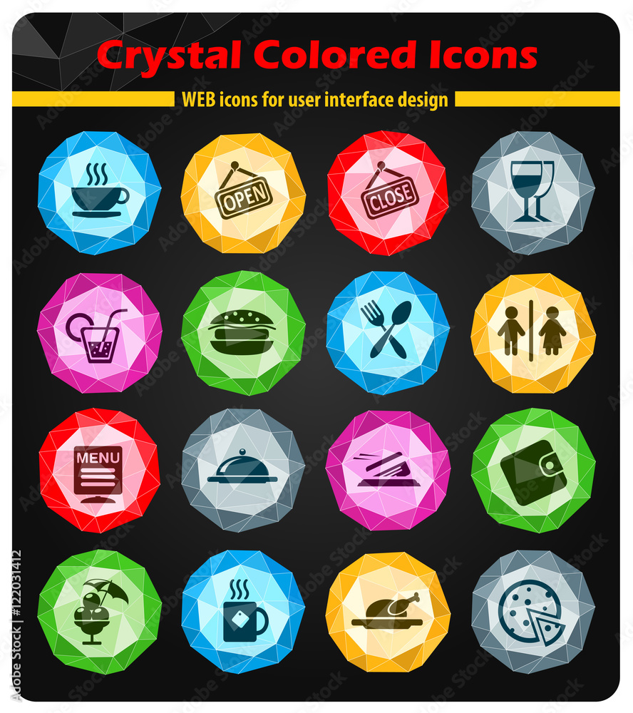 Cafe Silhouette Icons Cafe Silhouette Icons