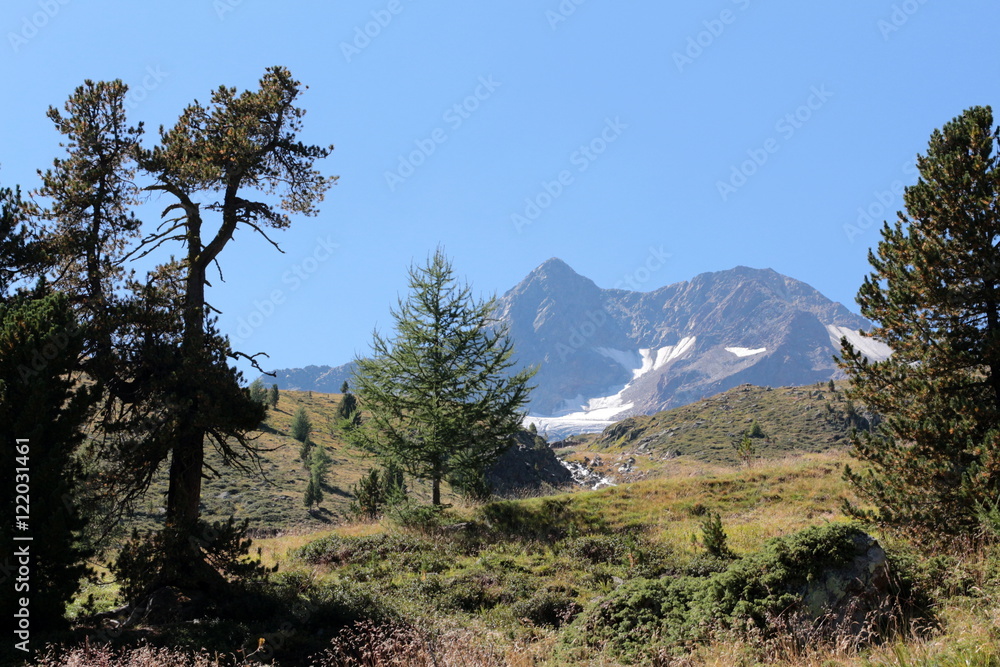 Obraz premium Berge im Schnatstal - Südtirol