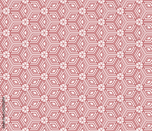 Seamless pattern of repeating geometric elements.