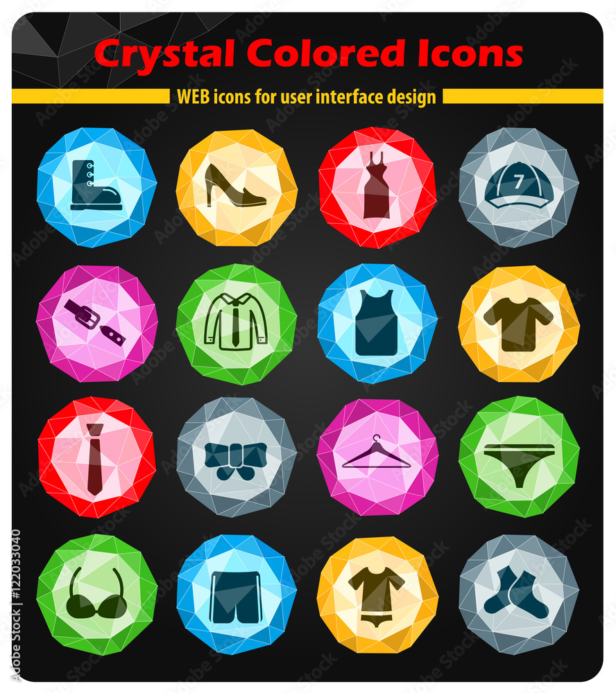 Clothes simply icons