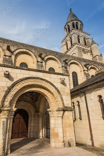 Exterior of Notre Dame la Grande church in Poitiers © rparys