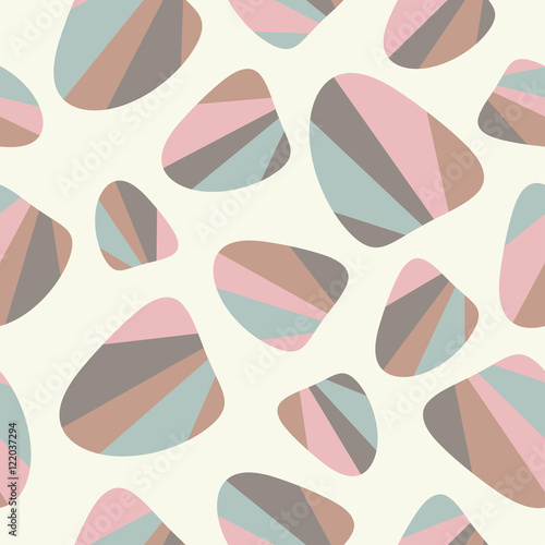 Seamless vector background with abstract geometric pattern. Print. Repeating background. Cloth design, wallpaper.