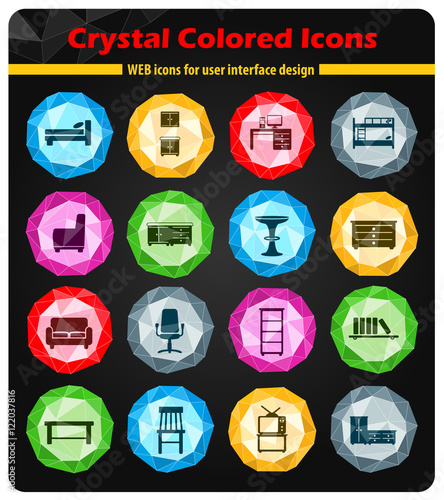 Furniture simply icons