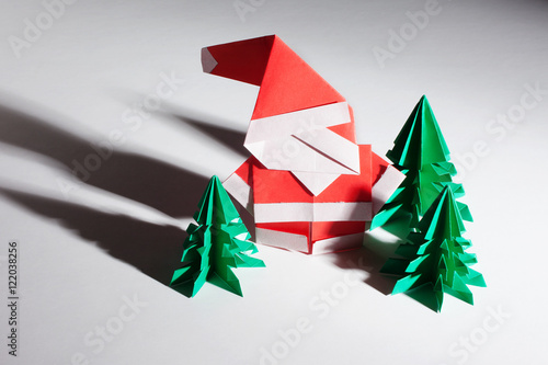 Wallpaper Mural Santa Claus Christmas ornament isolated over white background Torontodigital.ca