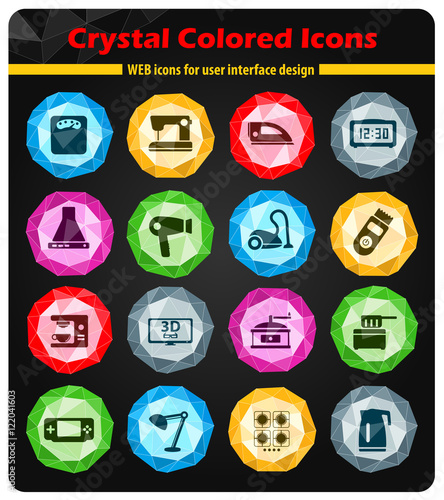 Home applicances simply icons
