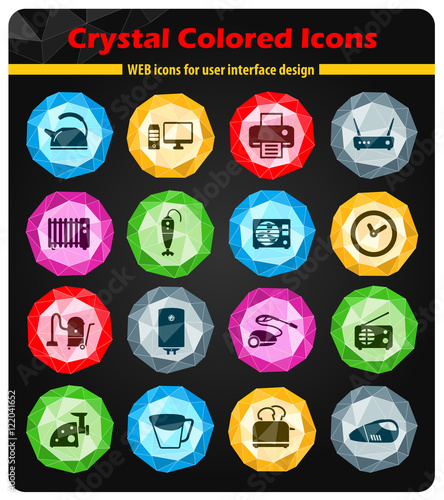 Home applicances simply icons