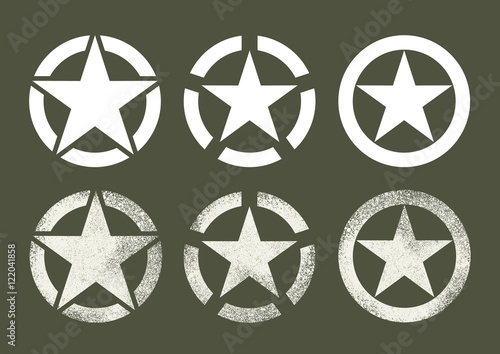 U.S Military stars