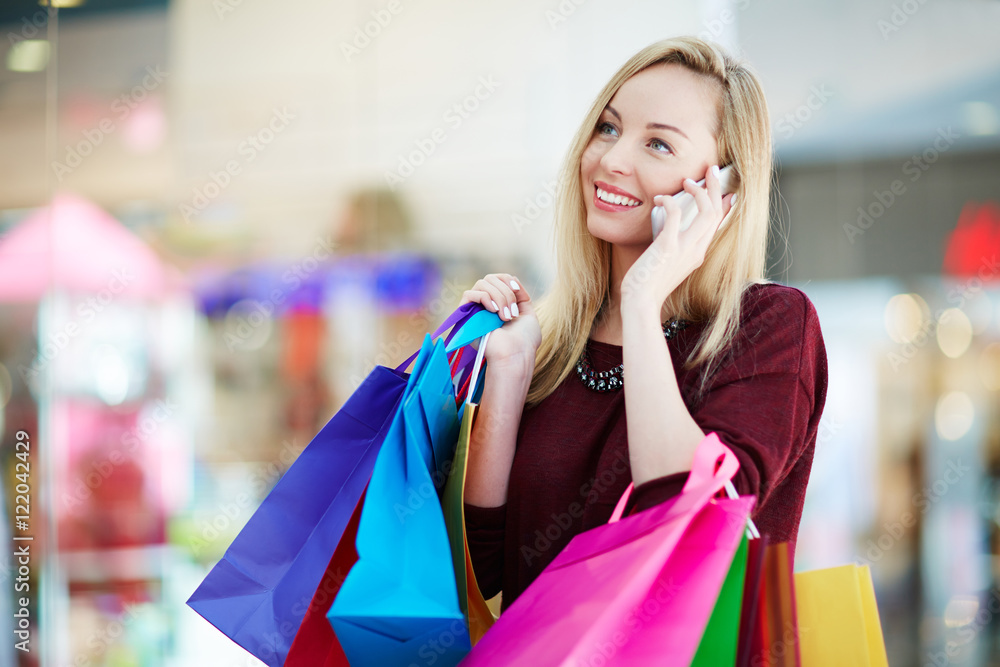Call after shopping Call after shopping