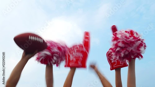 Extensive video series with football fans at a tailgate party, having fun.  Set in a parking lot outside an arena...Shot in 4k on Lumix FZ1000.