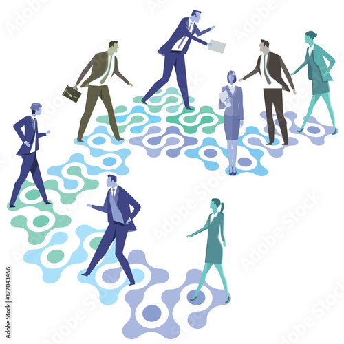 Verbindung Netzwerk-Konzept