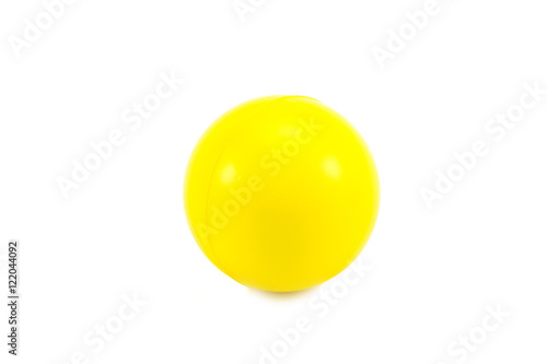 stress ball on white background