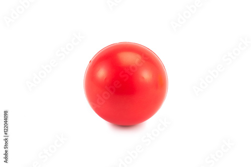 stress ball on white background