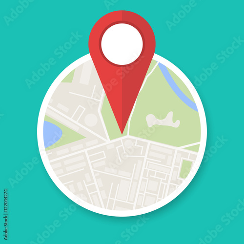 Navigation map icon