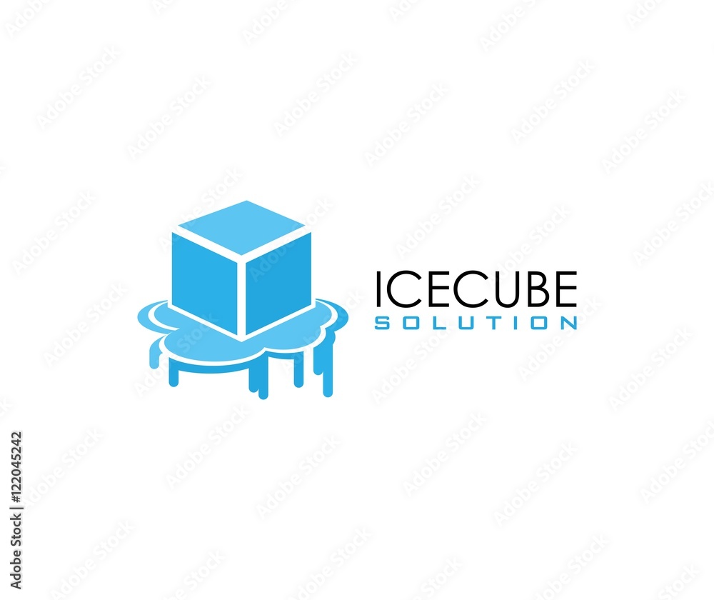 Ice cube logo Ice cube logo
