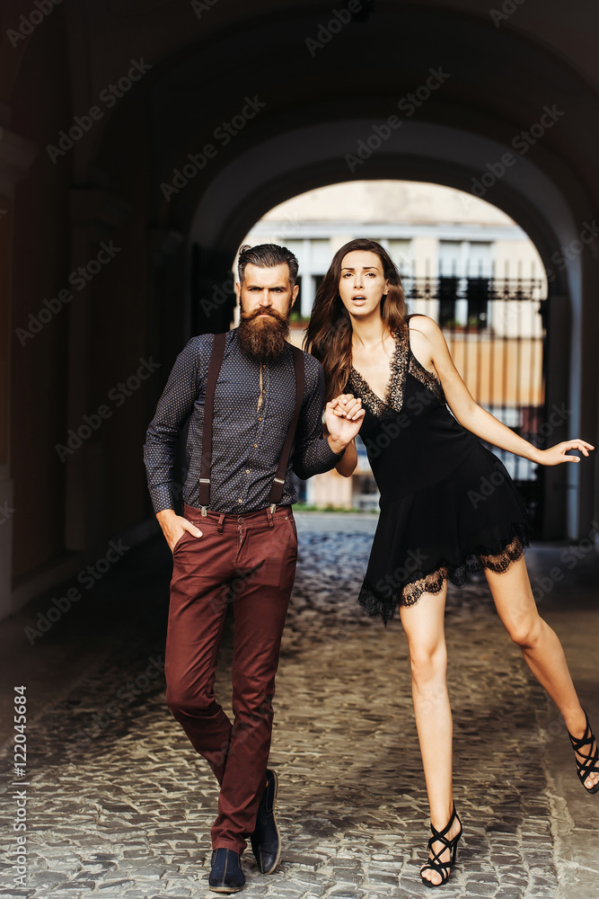 young stylish couple young stylish couple