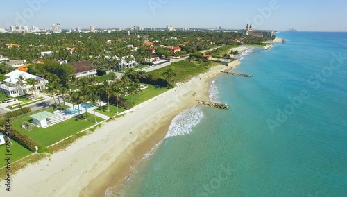 amazing aerial view on West Palm Beach