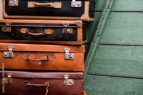 old suitcases 