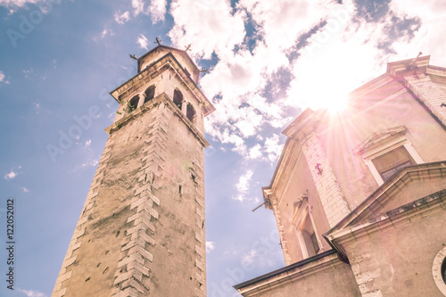 Italian Church Tower Fototapet