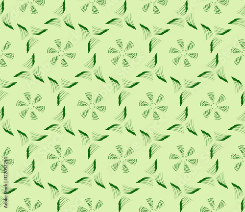 flower abstract seamless pattern. geometry idea. vector