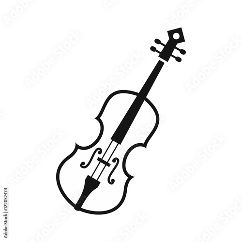 Cello icon in simple style on a white background vector illustration © ylivdesign