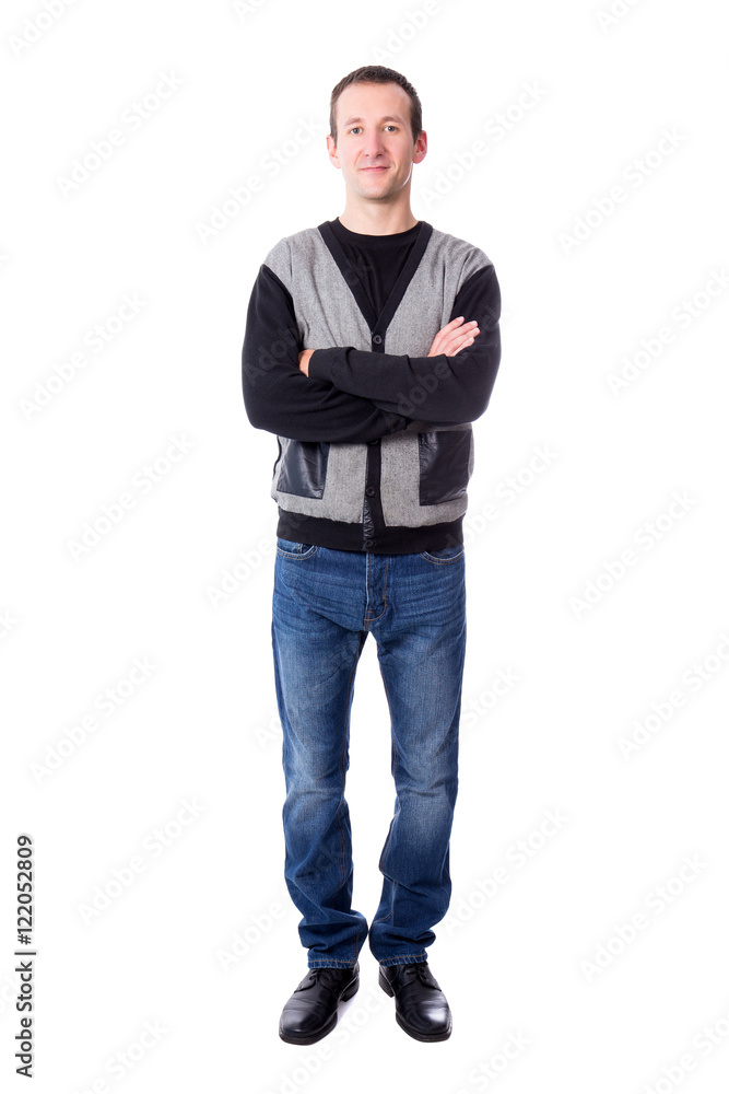 full length portrat of handsome middle aged man isolated on whit full length portrat of handsome middle aged man isolated on whit