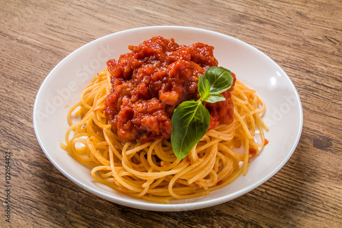 イタリアンパスタ アマトリチャーナ Spaghetti All'Amatriciana