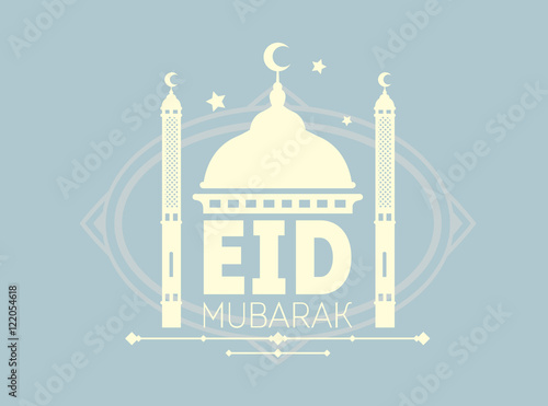 Vector eid mubarak illustration