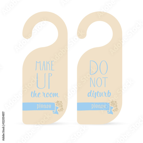 hotel hanger sign