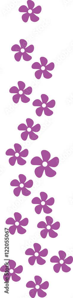 Fototapeta premium Purple blossoms flower