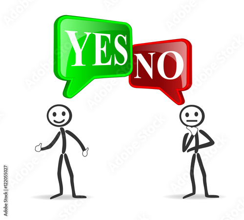 yes no with draw person
