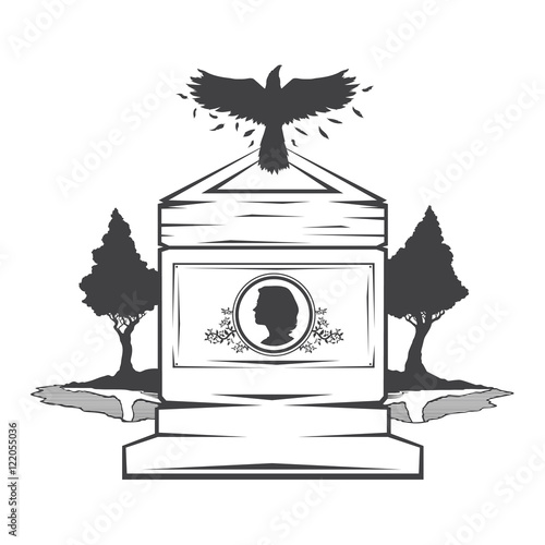  Grave gravestone monument