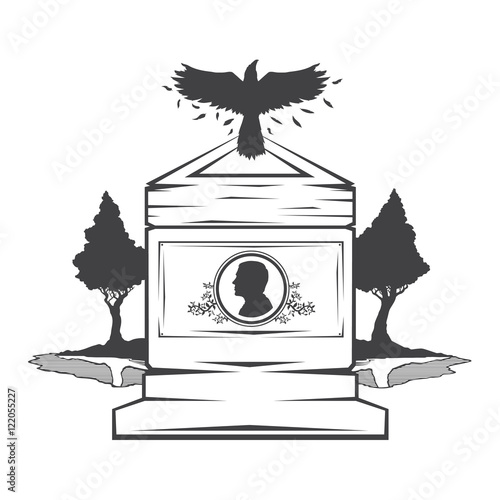  Grave gravestone monument