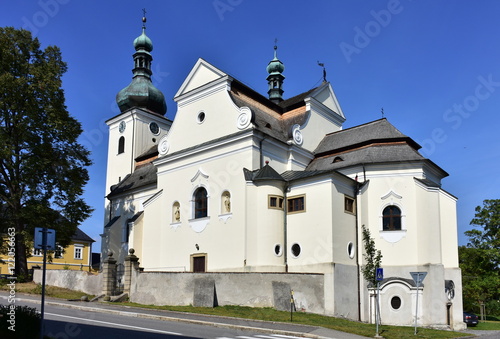 Saint Martin church in Buchlovice,Czech republic photo