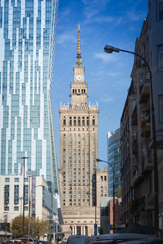 Skyscraper in Warsaw, Poland