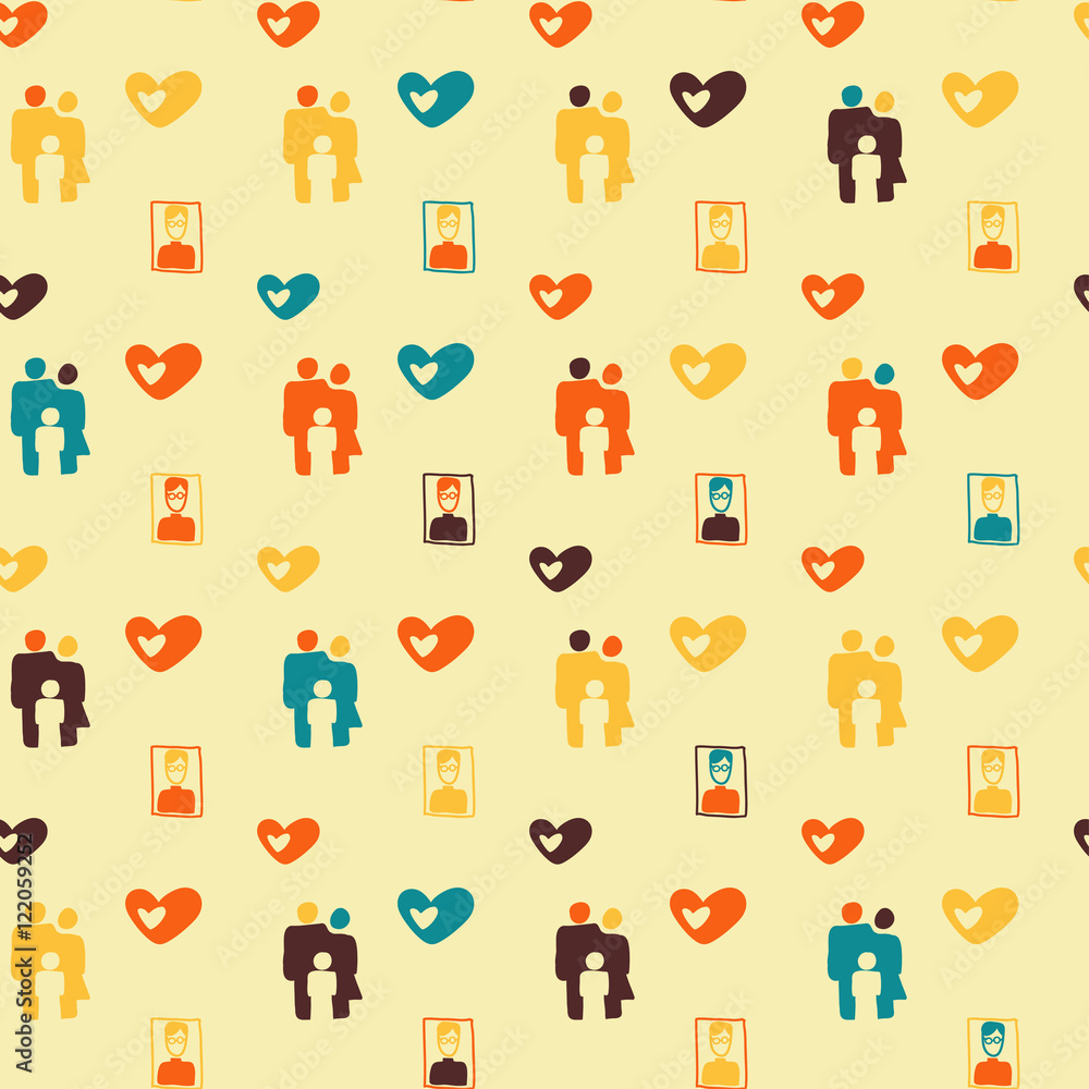 colored family pattern colored family pattern