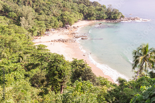 Laem Sing beach, Phuket, Thailand. It is very beautiful and peac photo