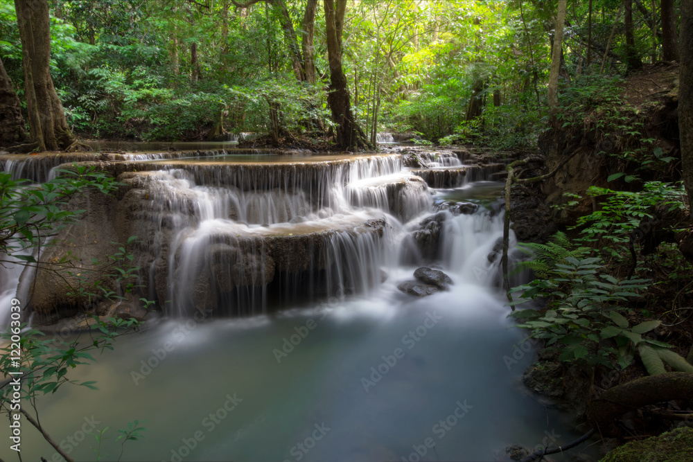 Peaceful waterfall in Thailand Peaceful waterfall in Thailand