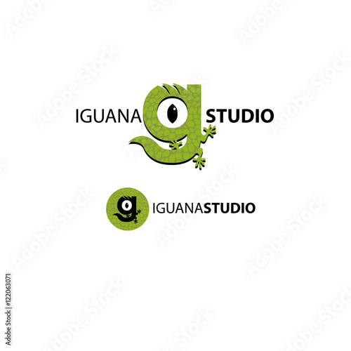 Logo Iguana Ecologica / Logo G Lagartijo / Studio Creativo / Textura