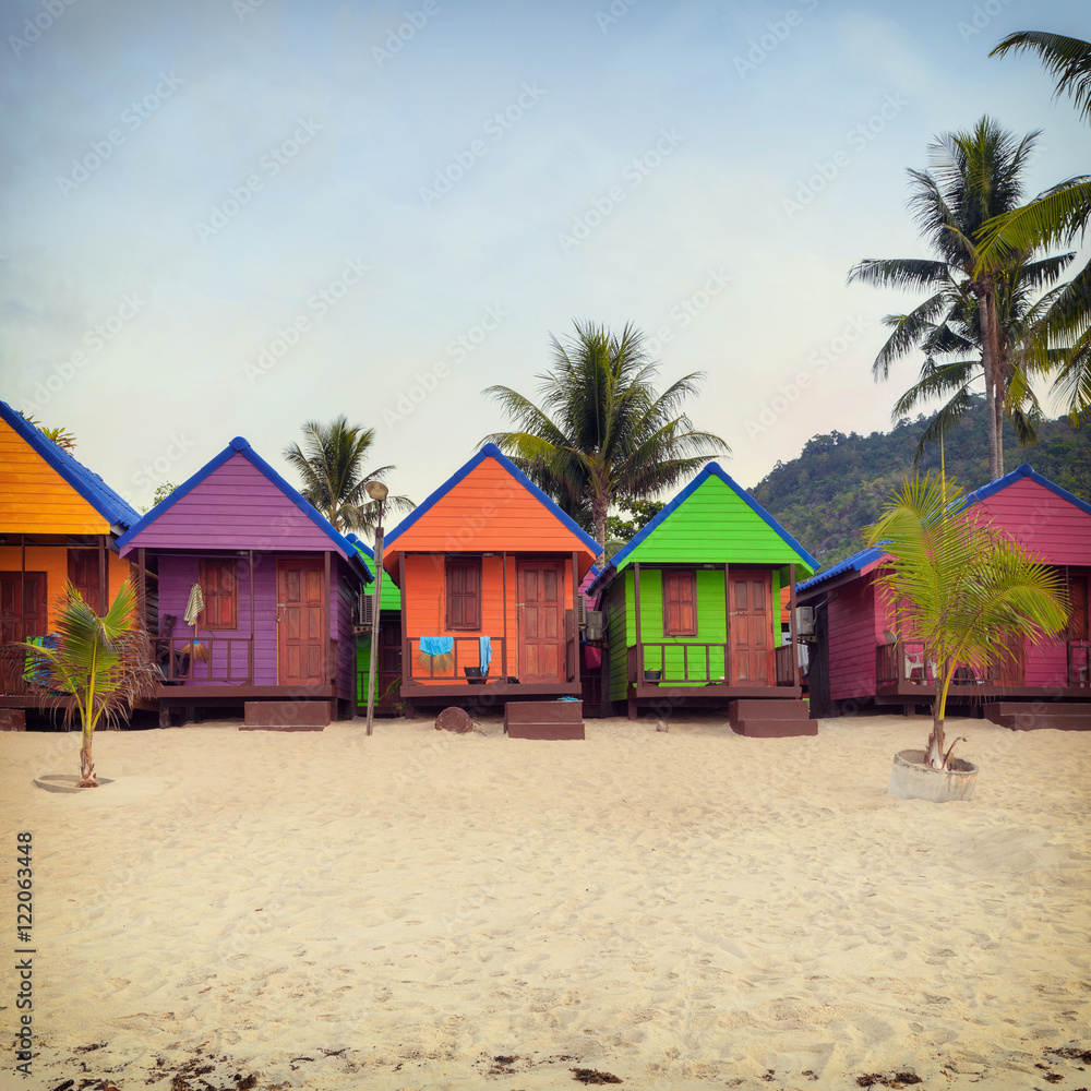 tropical gateway hut