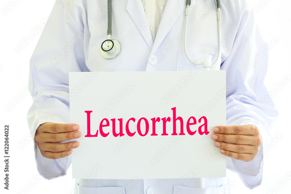 Doctor holding leucorrhea card in hands
Doctor holding leucorrhea card in hands