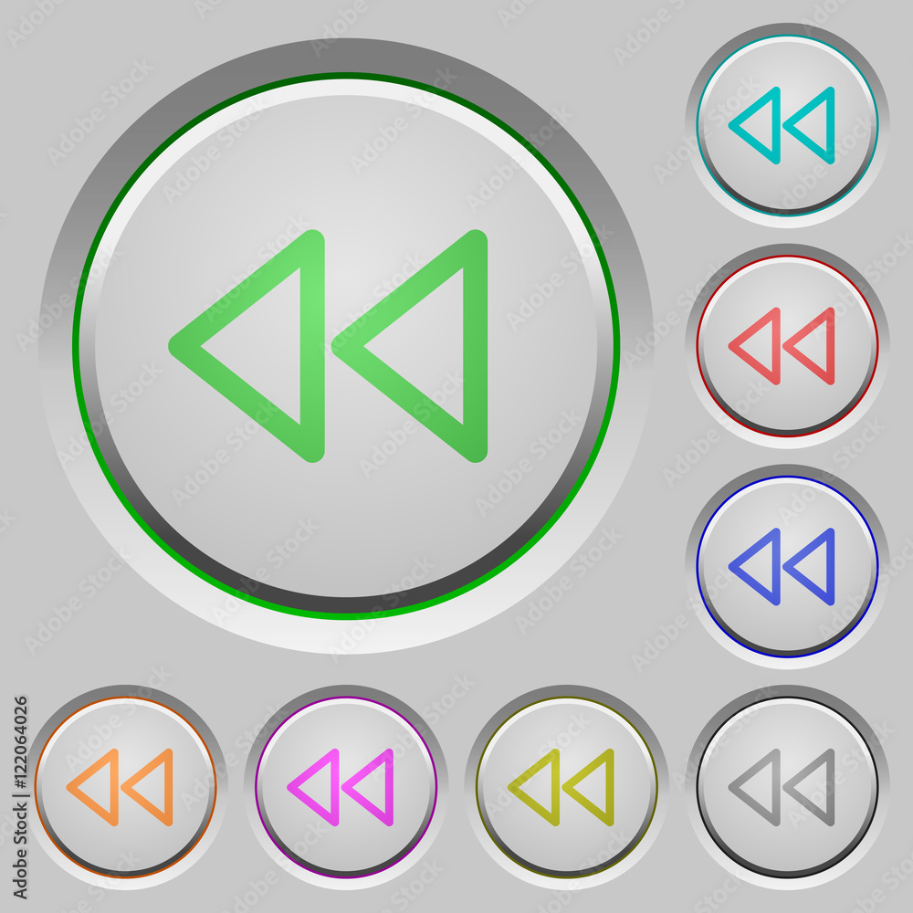 Media fast backward push buttons Media fast backward push buttons