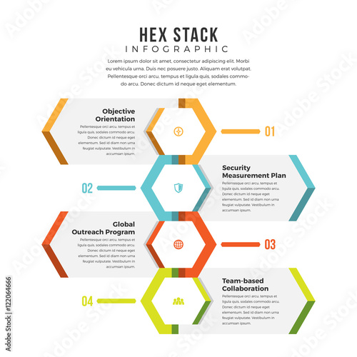 Hex Stack Infographic