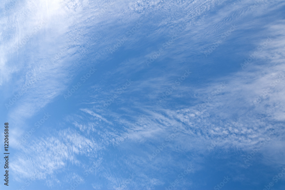 Fototapeta premium Blue sky and clouds, oxygen.