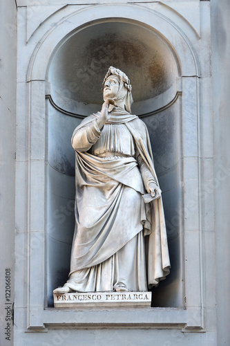 Francesco Petrarca statue, Florence photo
