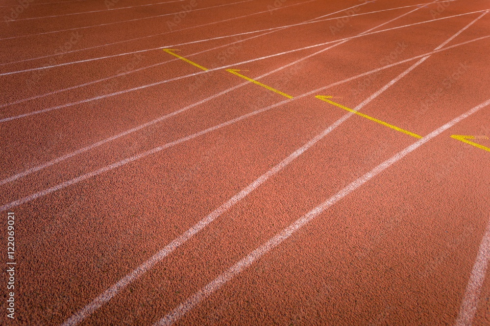 Fototapeta premium Running track outdoors