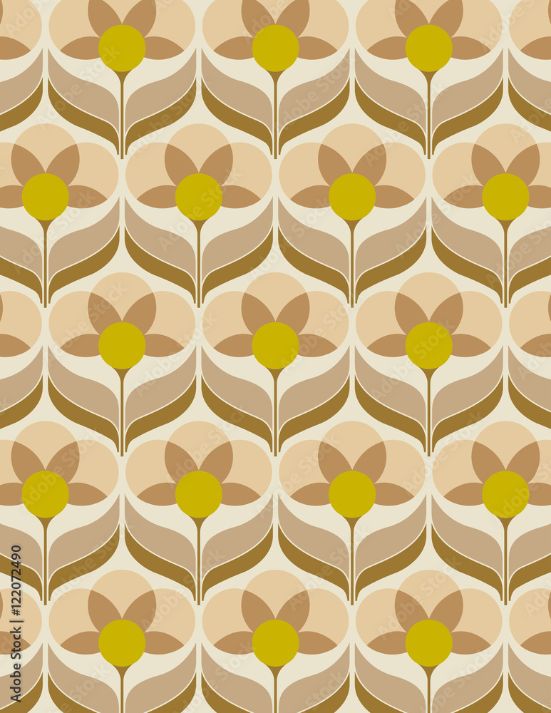 Papier peint des années soixante