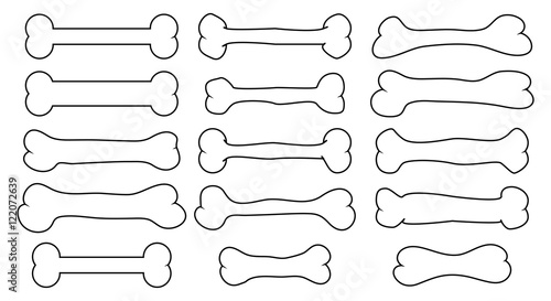 bone vector symbol icon design.