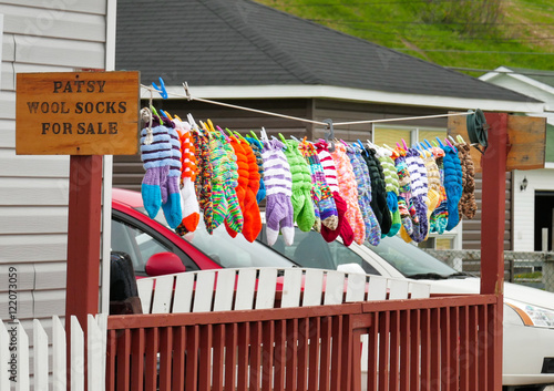 Newfoundland arts and crafts socks photo