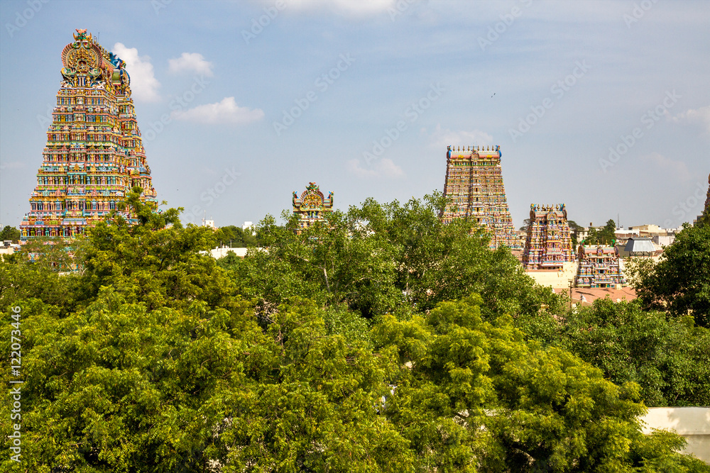 Südindien - Tamil Nadu - Madurai - Meenakshi Sundrareshva Tempel